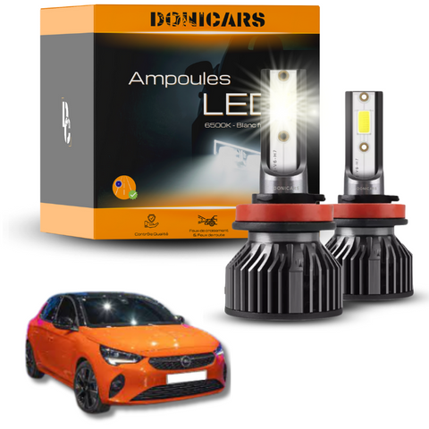 Pack Ampoules LED H7 Opel Corsa E (2015 à 2019)  - Kit LED Donicars