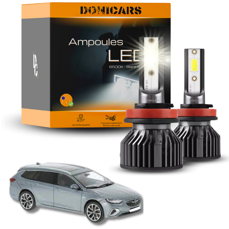 Pack Ampoules LED H7 Opel Insignia B (2017 à 2023)  - Kit LED Donicars