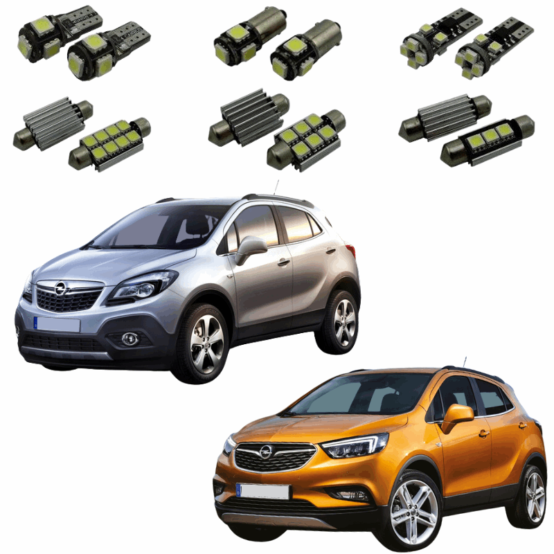 Kit LED extérieur Feu de recul + Plaque d'immatriculation Opel Mokka (2012-2021)