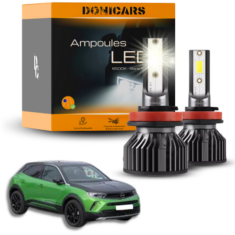 Pack Ampoules LED H7 Opel Mokka II (2020 à 2023)  - Kit LED Donicars