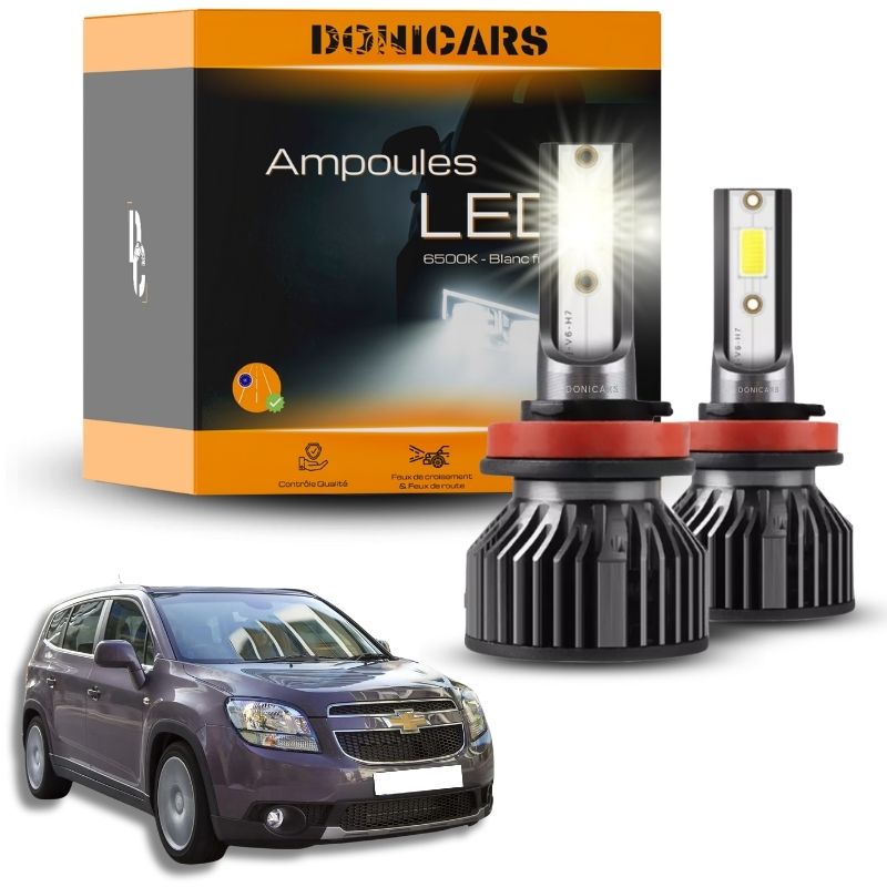 Pack Ampoules LED H4 Chevrolet Orlando (2011 - 2018)  - Kit LED Donicars