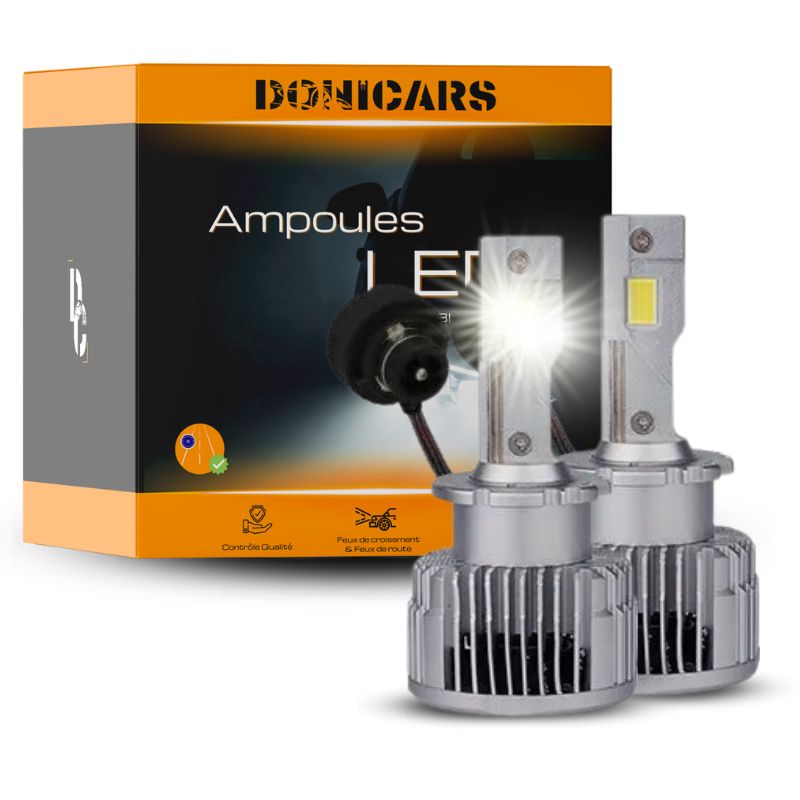 Pack Ampoules Xenon LED D2S D2R - 90W - Blanc 6000K Plug & Play