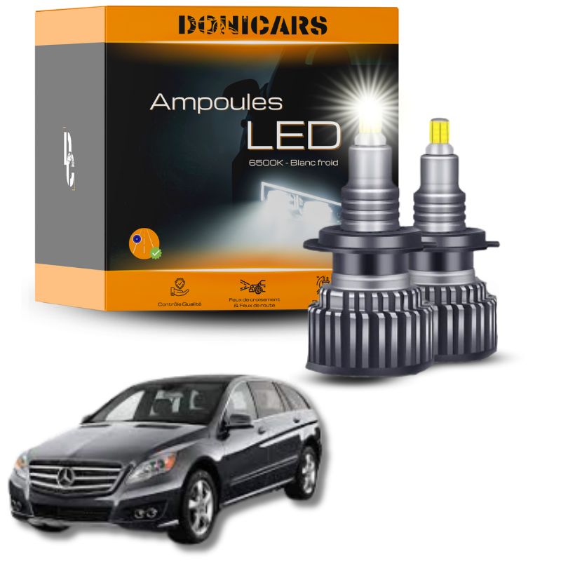 Pack Ampoules LED Mercedes Classe R W251 (2005 - 2010) - Kit LED H7 Feux de Croisement Lenticulaire Donicars
