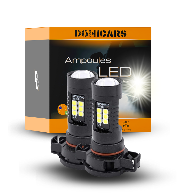 Ampoules LED PSX24W pour Feux Anti-Brouillard Peugeot & Citroën Donicars