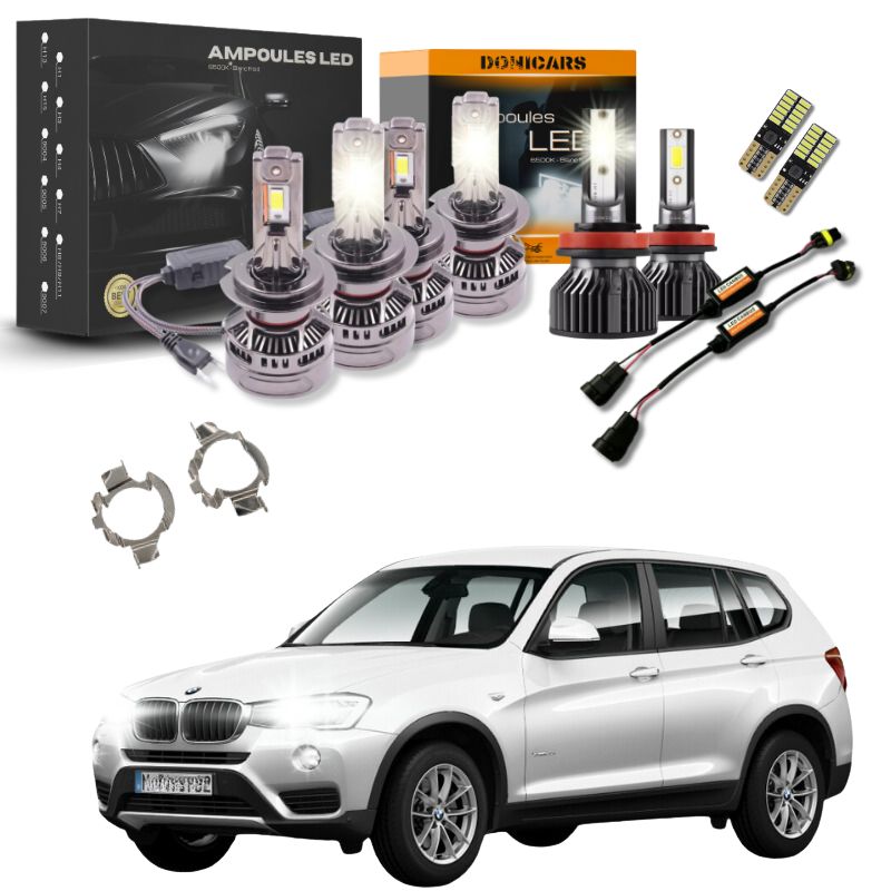 Pack LED Complet BMW X3 F25 (2010 - 2017) - Kit LED Phares Avants