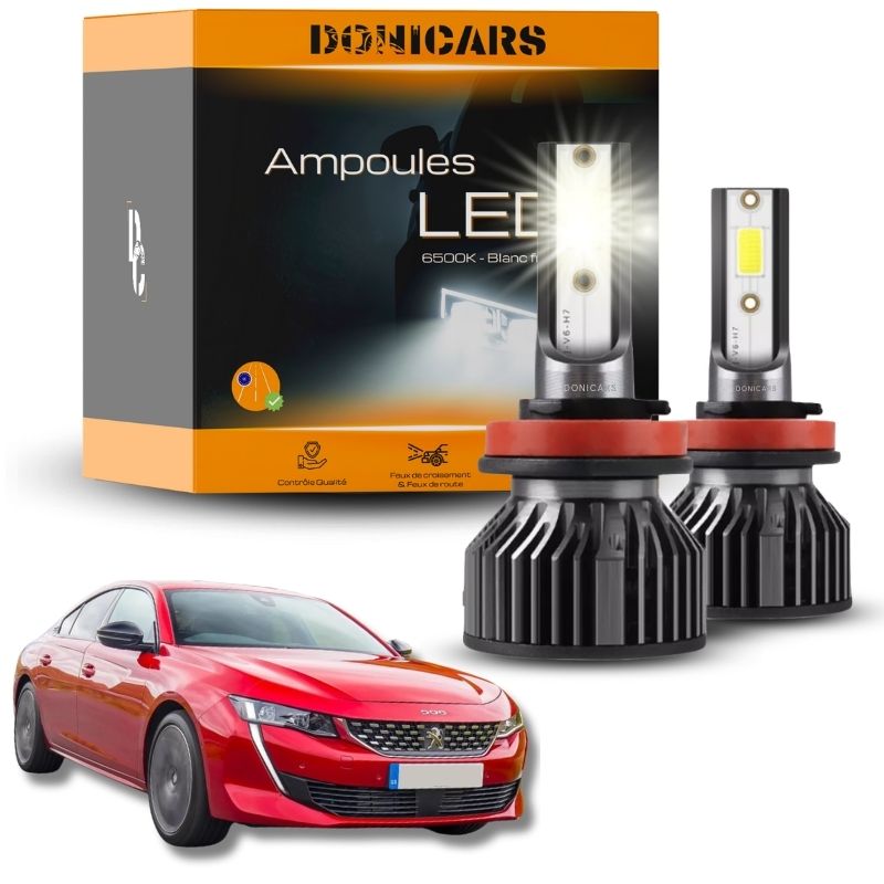 Pack Ampoules LED H7 Peugeot 508 II (2018 à 2023)  - Kit LED Donicars