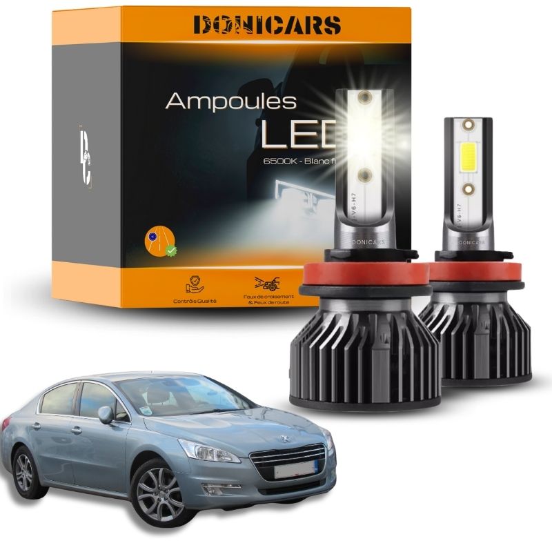 Pack Ampoules LED H7 Peugeot 508 (2011 à 2018)  - Kit LED Donicars