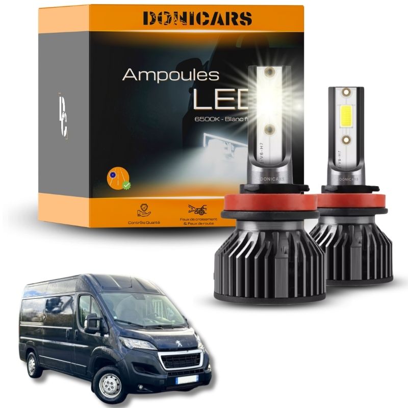 Pack Ampoules LED H7 Peugeot Boxer III (2014 à 2023)  - Kit LED Donicars