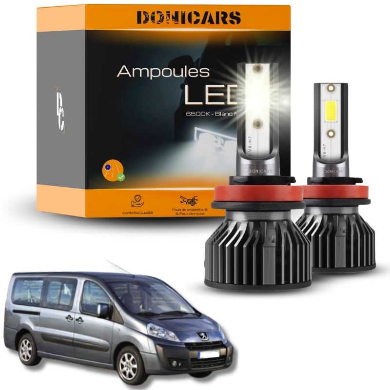 Pack Ampoules LED H4 Peugeot Expert Teepee (2007 à 2016)  - Kit LED Donicars