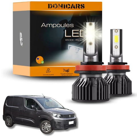 Pack Ampoules LED H7 Peugeot Partner III (2018 à 2023)  - Kit LED Donicars