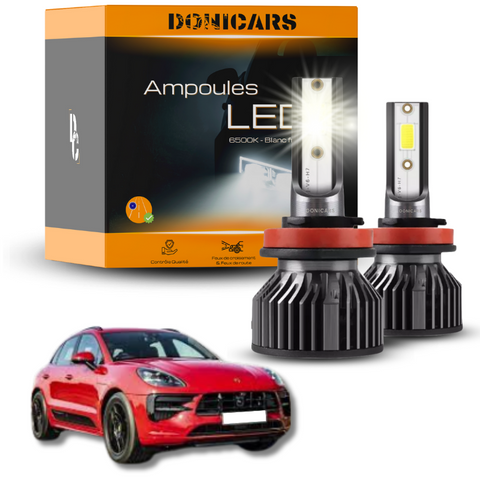 Pack Ampoules LED H7 Porsche Macan (2014 à 2023)  - Kit LED Donicars