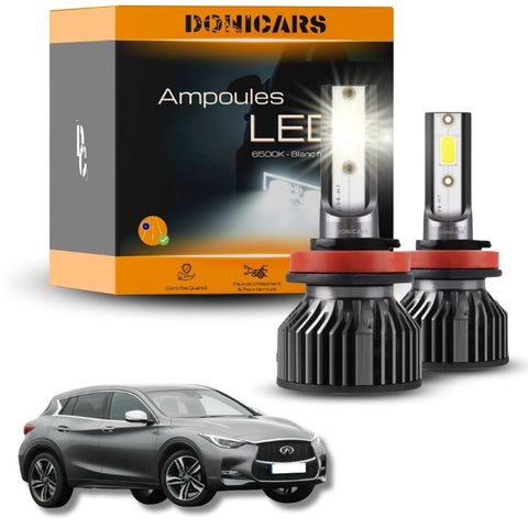 Pack Ampoules LED H9 Infiniti Q30 (2016 - 2021)  - Kit LED Donicars