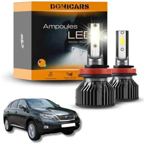 Pack Ampoules LED H11 Lexus RX 3 (2009 à 2015) - Kit LED Donicars