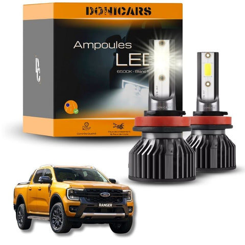 Pack Ampoules LED H4 Ford Ranger 2 (2005 à 2012) - Kit LED Donicars