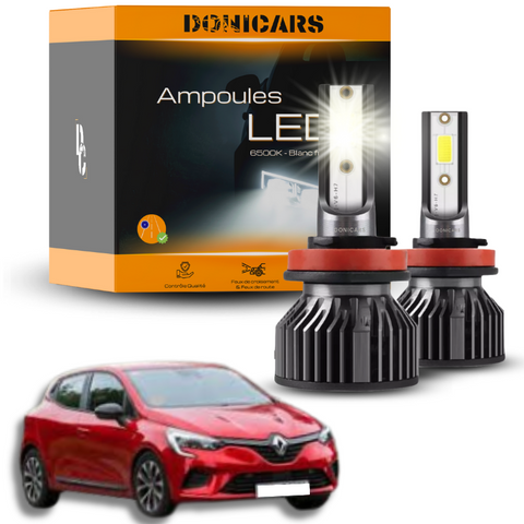 Pack Ampoules LED H7 Renault Clio 5 (2019 à 2023)  - Kit LED Donicars