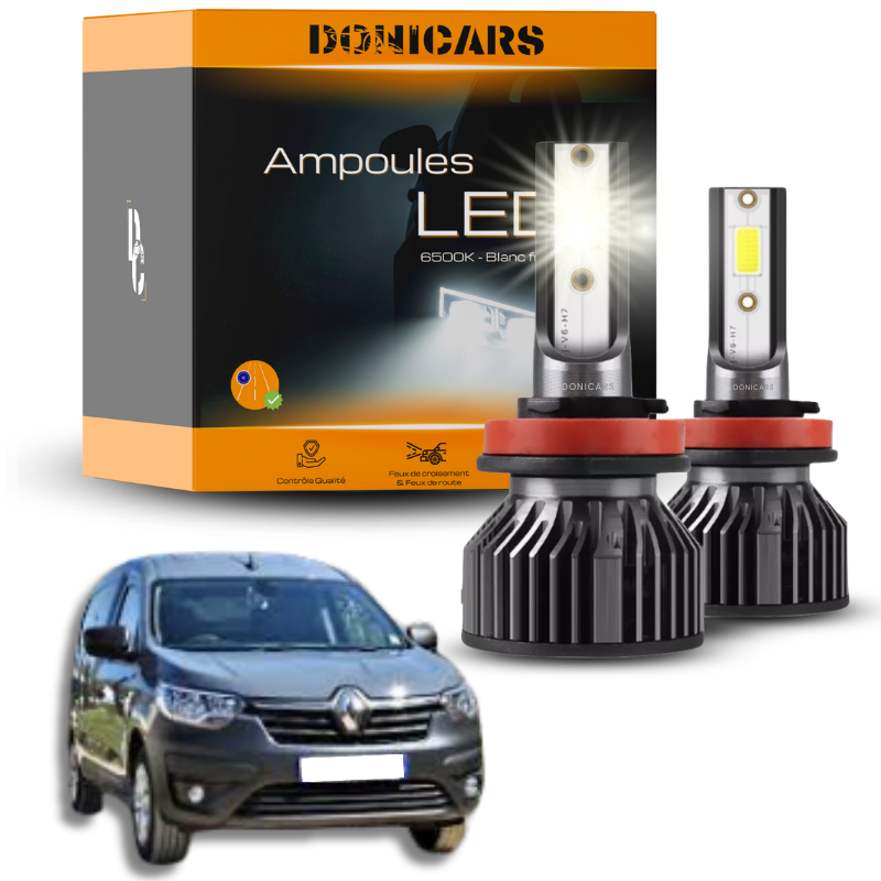 Pack Ampoules LED H7 Renault Express Van (2021 à 2023)  - Kit LED Donicars