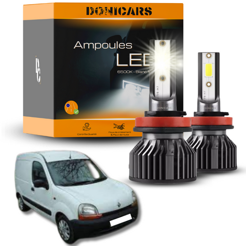 Pack Ampoules LED H4 Renault Kangoo (1997 à 2010)  - Kit LED Donicars