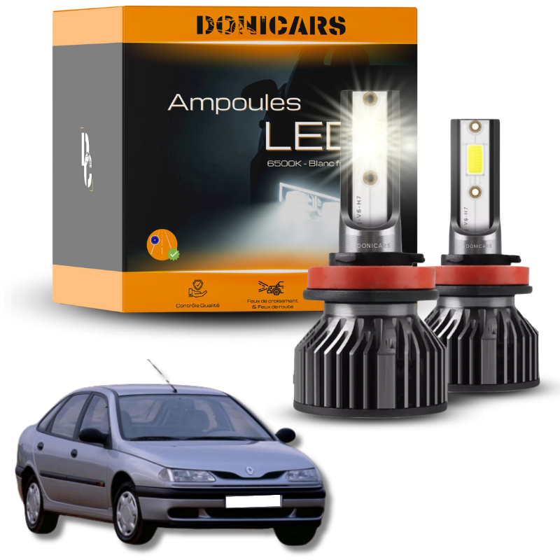 Pack Ampoules LED H7 Renault Laguna  (1994 à 2001)  - Kit LED Donicars