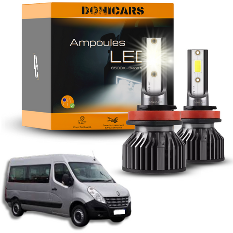 Pack Ampoules LED H7 Renault Master 3 (2010 à 2023)  - Kit LED Feux de croisement Donicars