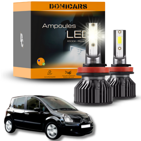 Pack Ampoules LED H7 Renault Modus (2004 à 2012)  - Kit LED Donicars