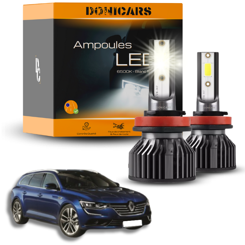 Pack Ampoules LED H7 Renault Talisman (2015 - 2022)  - Kit LED Donicars