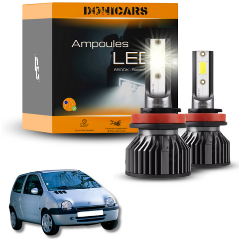 Pack Ampoules LED H4 Renault Twingo 1 (1992 à 2007)  - Kit LED Donicars