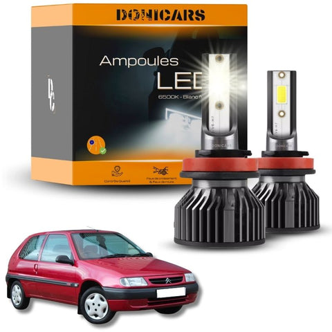 Pack Ampoules LED H4 Citroën Saxo (1996 à 2003) - Kit LED Donicars