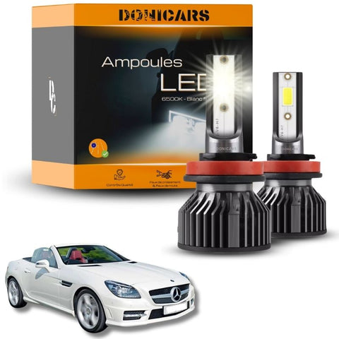 Pack Ampoules LED H7 Mercedes Benz SLK (R172) (2011 à 2016) - Kit LED Donicars
