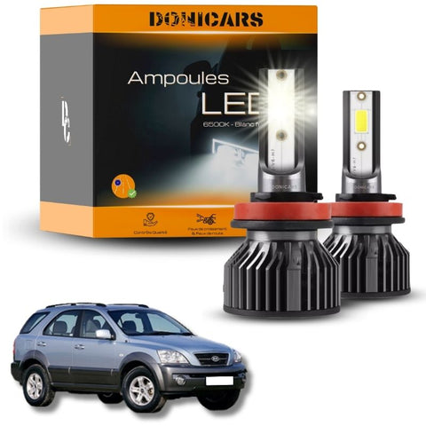 Pack Ampoules LED H7 Kia Sorento 1 (2002 à 2009) - Kit LED Donicars
