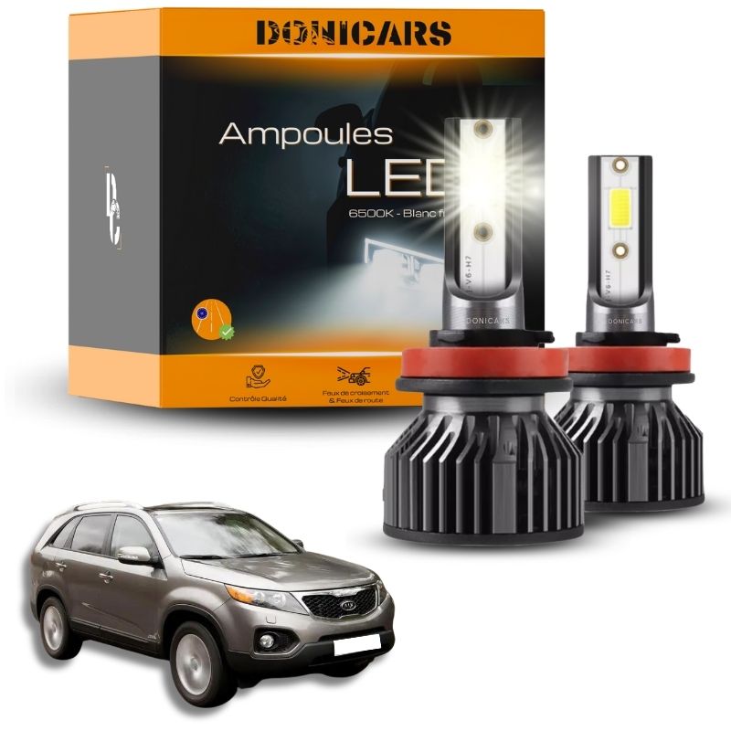 Pack Ampoules LED H7 Kia Sorento 2 (2008 à 2014) - Kit LED Donicars