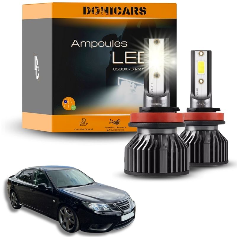 Pack Ampoules LED H7 Saab 9-3X (2010 à 2023)  - Kit LED Donicars