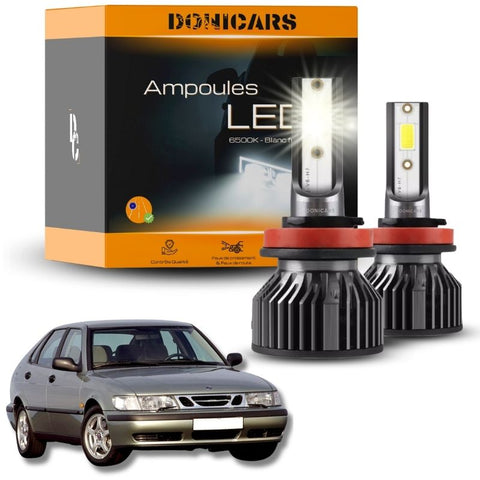Pack Ampoules LED H7 Saab 9-3 (1998 à 2002)  - Kit LED Donicars