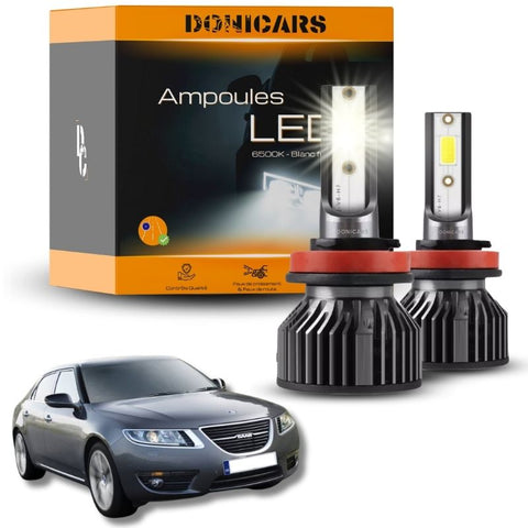 Pack Ampoules LED H7 Saab 9-5 II (2010 à 2012)  - Kit LED Donicars