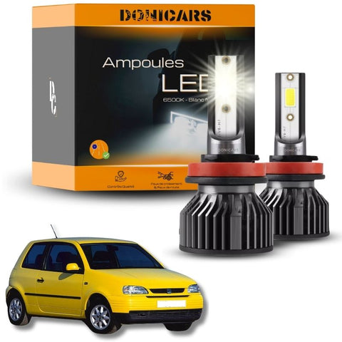 Pack Ampoules LED H7 Seat Arosa (1997 à 2004)   - Kit LED Donicars