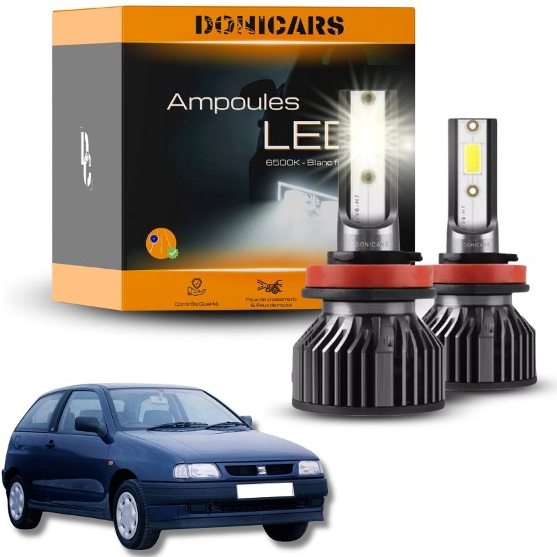 Pack Ampoules LED H4 Seat Ibiza 6K1 (1993 à 1998)  - Kit LED Donicars