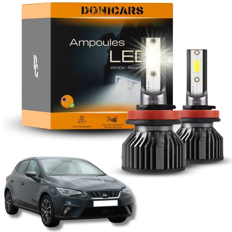 Pack Ampoules LED H7 Seat Ibiza V (2017 à 2023)  - Kit LED Donicars