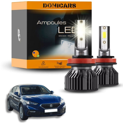 Pack Ampoules LED H7 Seat Leon 4 (2019 à 2023)  - Kit LED Donicars