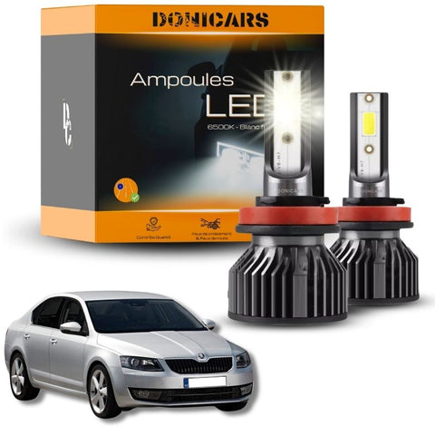 Pack Ampoules LED H7 Skoda Octavia 3 (5E) (2013 à 2020)  - Kit LED Donicars