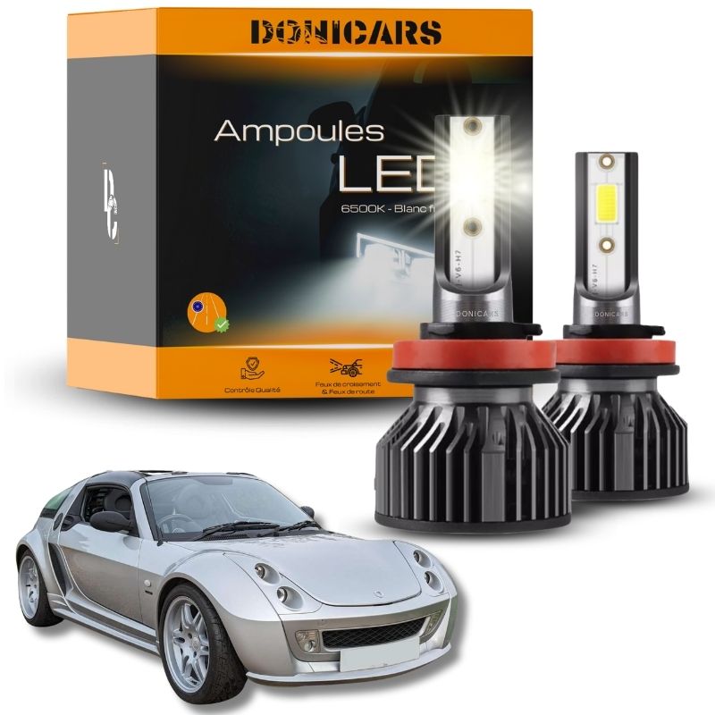 Pack Ampoules LED H7 Smart Roadster (2002 - 2005)  - Kit LED Donicars