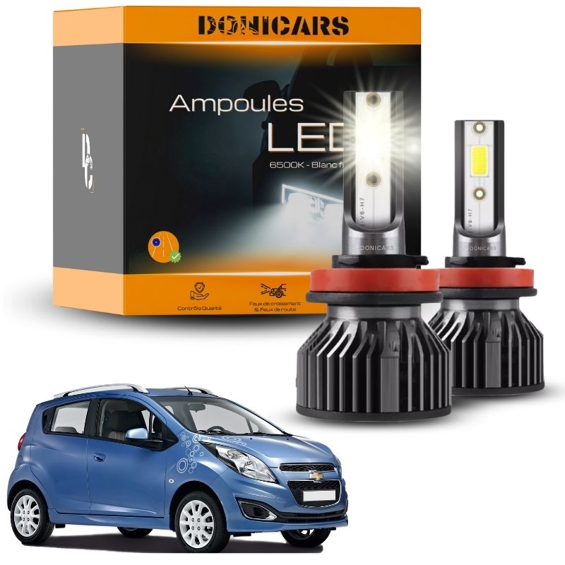 Pack Ampoules LED H4 Chevrolet Spark II (2016 - 2021)  - Kit LED Donicars