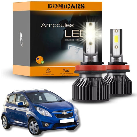 Pack Ampoules LED H4 Chevrolet Spark (2009 à 2015) - Kit LED Donicars
