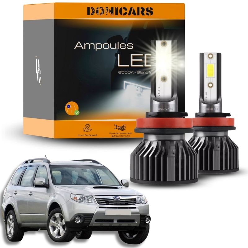 Pack Ampoules LED H7 Subaru Forester III (2008 à 2013)  - Kit LED Donicars