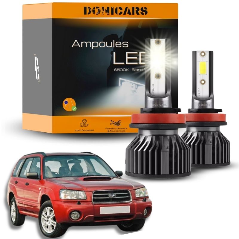 Pack Ampoules LED H4 Subaru Forester II (2002 à 2008)  - Kit LED Donicars