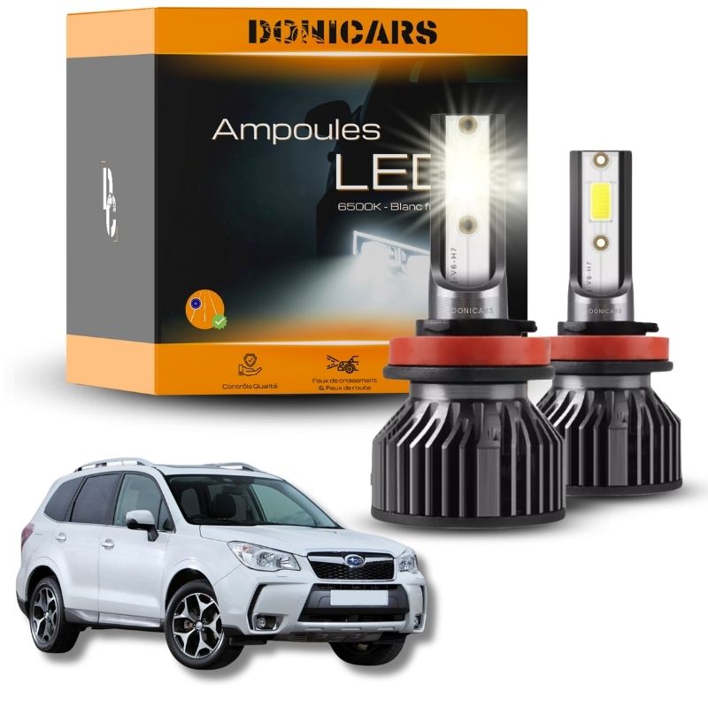 Pack Ampoules LED H11 Subaru Forester IV (2013 à 2018)  - Kit LED Donicars