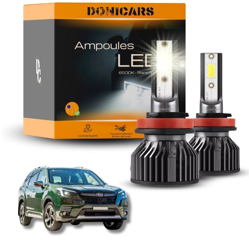 Pack Ampoules LED H11 Subaru Forester V (2018 à 2023)  - Kit LED Donicars