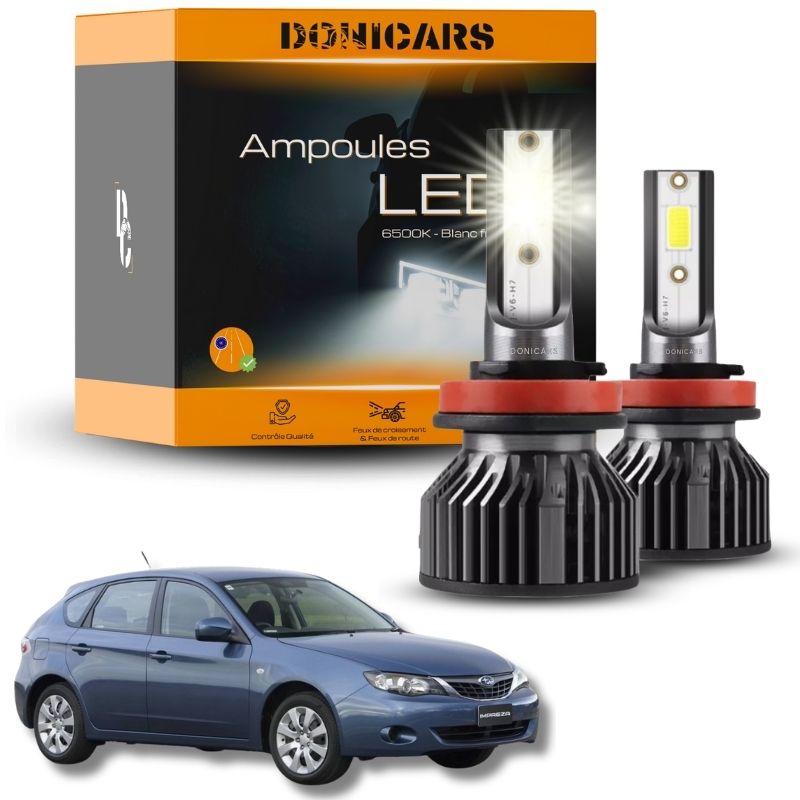 Pack Ampoules LED H7 Subaru Impreza GE/GH/GR (2007 à 2015)  - Kit LED Donicars
