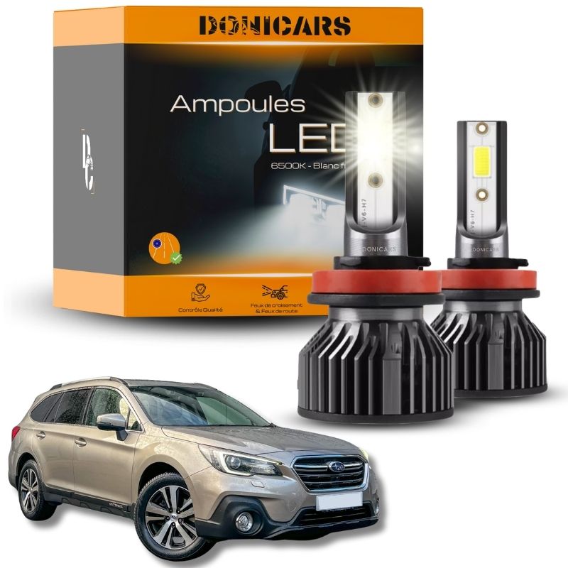 Pack Ampoules LED H11 Subaru Outback V (2015 à 2020)  - Kit LED Donicars