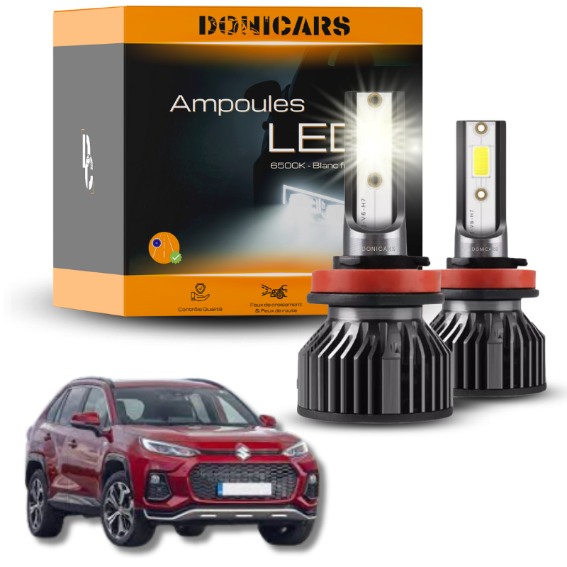 Pack Ampoules LED H7 Suzuki Across (2020 à 2023)  - Kit LED Donicars