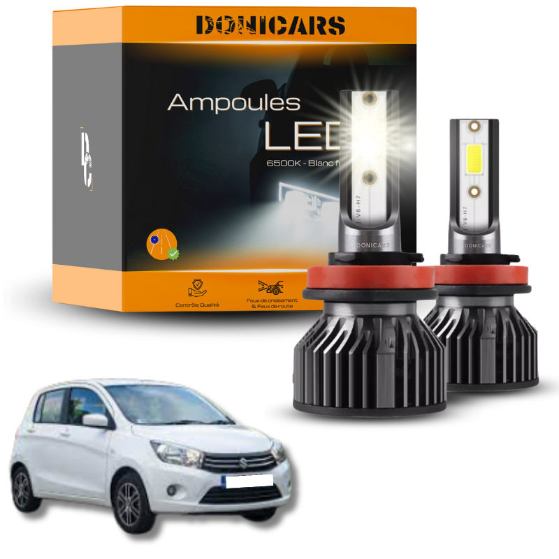 Pack Ampoules LED H4 Suzuki Celerio (2015 à 2020)  - Kit LED Donicars
