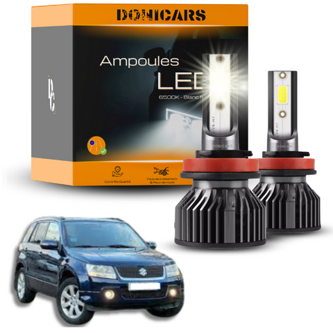 Pack Ampoules LED H4 Suzuki Grand Vitara (2005 à 2014)  - Kit LED Donicars